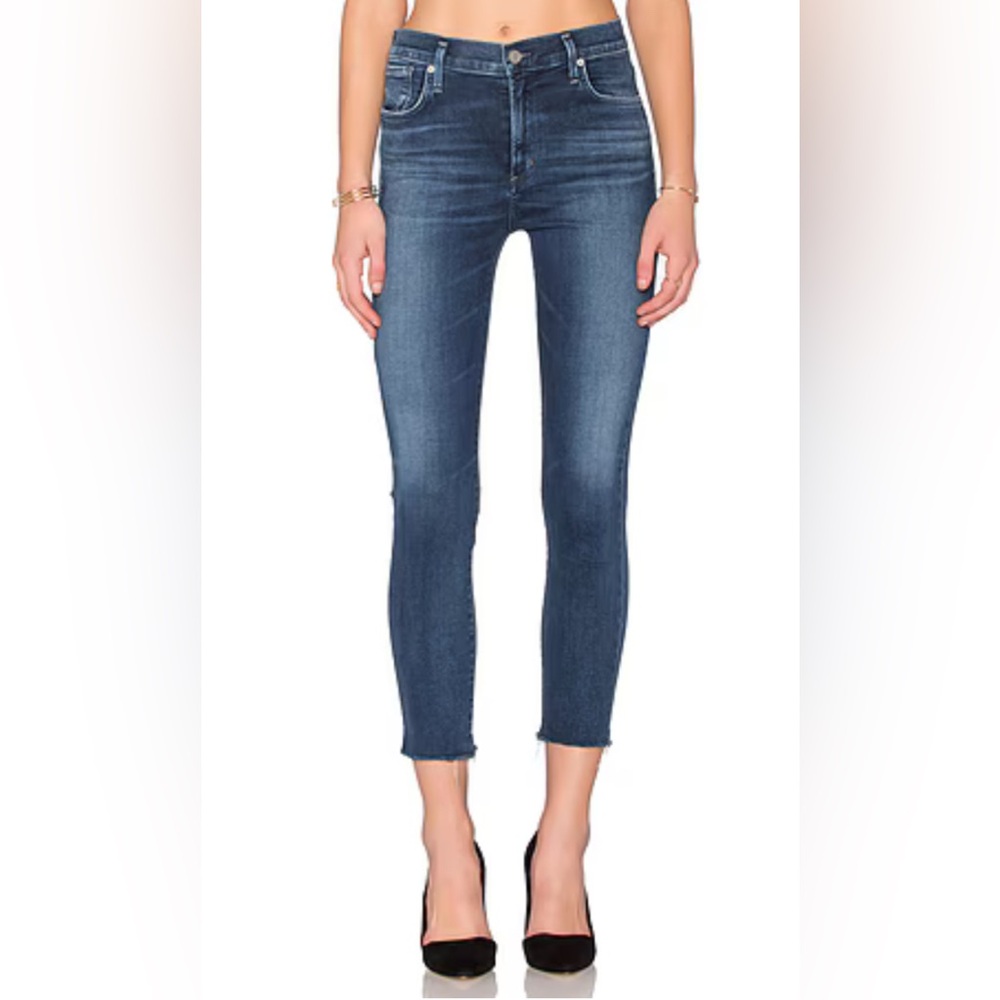 Agolde Sophie High Rise Skinny Crop in Claremont sz 29